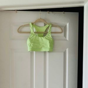 Lululemon Lime Green Sports Bra Size 4